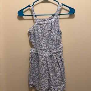 abercrombie kids Light Blue Floral Romper
